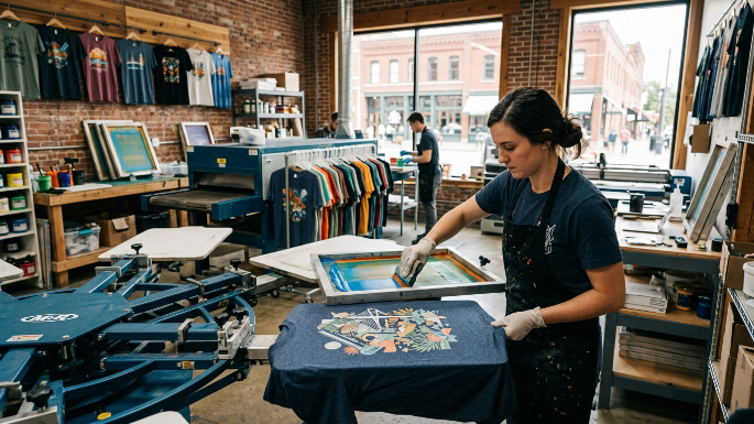 Screen Printing Shirts