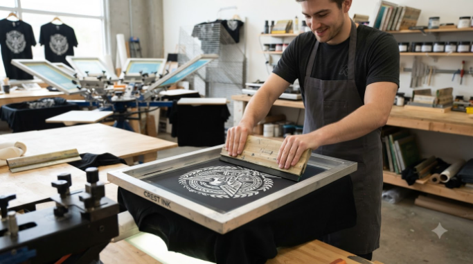 Custom apparel printing